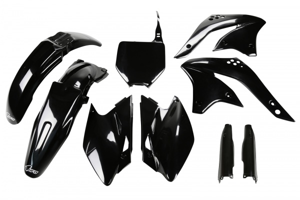 Full plastic kit Kawasaki - black - REPLICA PLASTICS - KAKIT211F-001 - UFO Plast