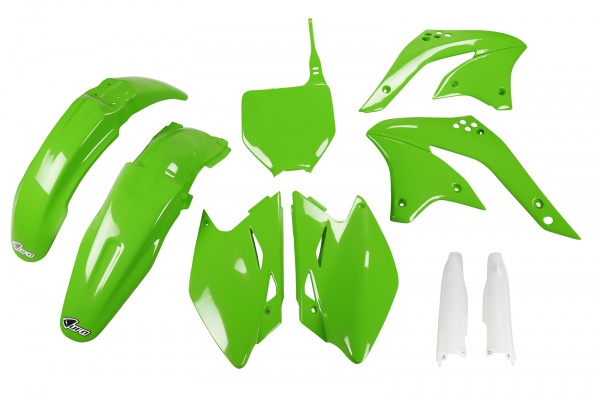 Full plastic kit Kawasaki - green - REPLICA PLASTICS - KAKIT211F-026 - UFO Plast