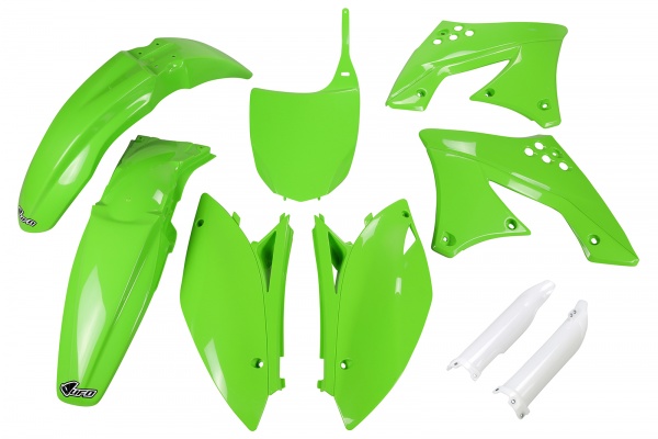 Full plastic kit Kawasaki - green - REPLICA PLASTICS - KAKIT212F-026 - UFO Plast