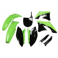Full Plastic Kit OEM Color 09 & 12 for Kawasaki KXF 250 (2009-12) - REPLICA PLASTICS - KAKIT212F-999 - Ufo Plast