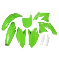 Full plastic kit Kawasaki - green - REPLICA PLASTICS - KAKIT213F-026 - UFO Plast