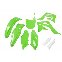 Full plastic kit Kawasaki - green - REPLICA PLASTICS - KAKIT217F-026 - UFO Plast