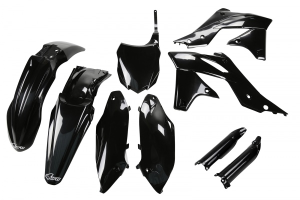 Full plastic kit Kawasaki - black - REPLICA PLASTICS - KAKIT219F-001 - UFO Plast