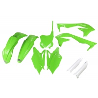 Full plastic kit Kawasaki- green - REPLICA PLASTICS - KAKIT223F-026 - UFO Plast