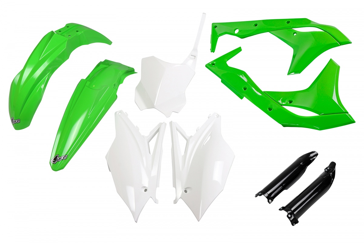 Full Plastic Kit OEM Color 19 for Kawasaki KXF 250 (2018-20) - REPLICA PLASTICS - KAKIT225F-999A - Ufo Plast