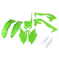 Full plastic kit Kawasaki- green - REPLICA PLASTICS - KAKIT226F-026 - UFO Plast