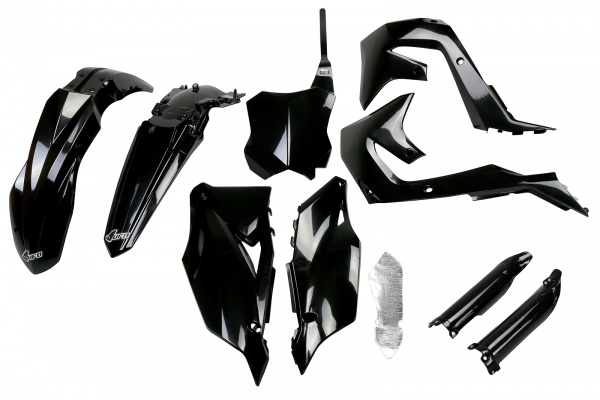 Full plastic kit Kawasaki - black - REPLICA PLASTICS - KAKIT227F-001 - UFO Plast