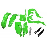 Full Plastic Kit OEM Color 20-23 for Kawasaki KXF 250 (2021-24) - KXF 450 (2019-23) - REPLICA PLASTICS - KAKIT227F-999A - Ufo...