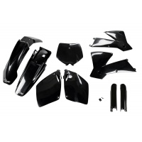 Full Plastic Kit black for Ktm SX 250/XC 250 (2001-02) - SX 125/XC 125 (2001-02) - SX 400 (2001-02) - REPLICA PLASTICS - KTKI...