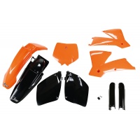 Full Plastic Kit OEM Color for Ktm SX 250/XC 250 (2000-01) - SX 125/XC 125 (2001-02) - SX 400 (2000-01) - REPLICA PLASTICS - ...