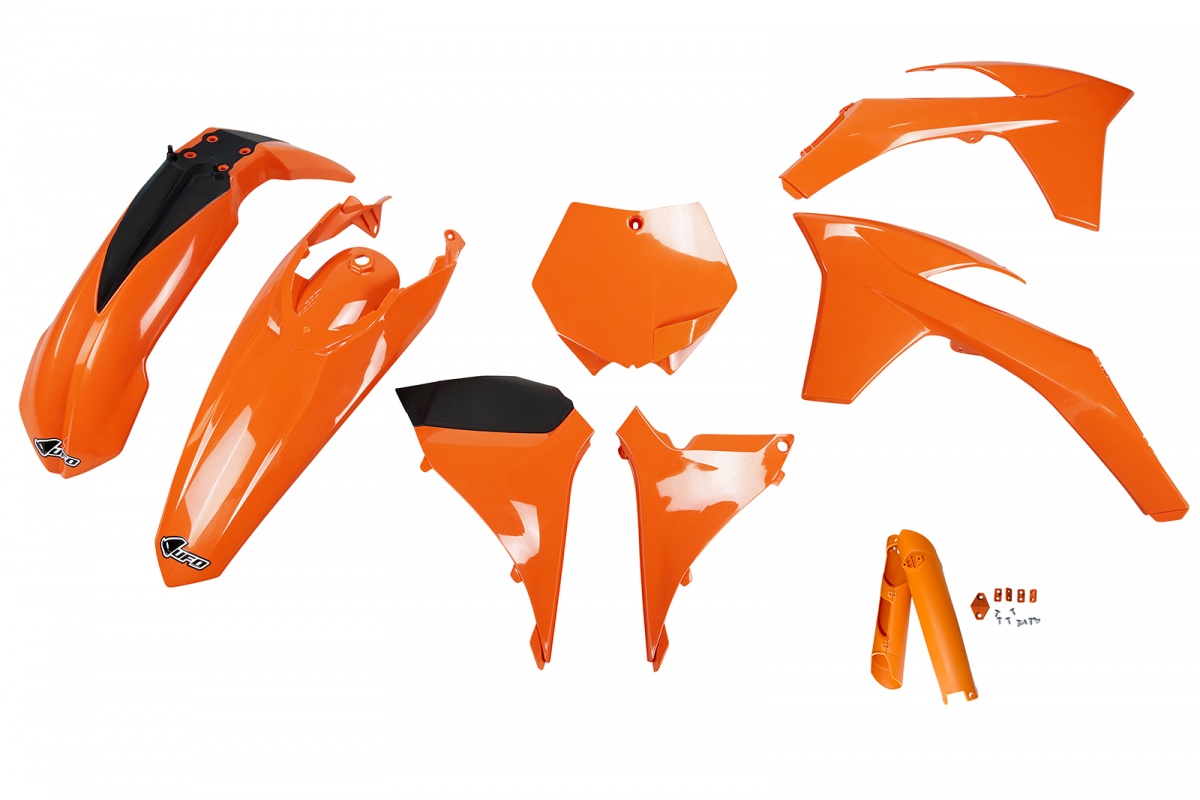 Full Plastic Kit orange for Ktm SX 250/XC 250 - SX 125/XC 125 - SX 150 - SX-F 350/XCF 350 - SX-F 450/XCF 450 - SX-F 250/XCF 2...