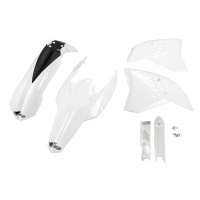 Full Plastic Kit white for Ktm EXC 125/XC W125 - EXC 200 - EXC 250/XC W250 - EXC-F 250/XCF W250 - EXC 300/XC W300 - EXC-F 35....