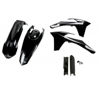 Full Plastic Kit black for Ktm EXC 125/XC W125 - EXC 200 - EXC 250/XC W250 - EXC-F 250/XCF W250 - EXC 300/XC W300 - EXC-F 35....