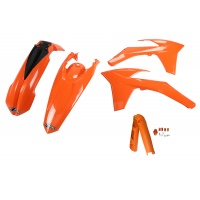 Full Plastic Kit orange for Ktm EXC 125/XC W125 - EXC 200 - EXC 250/XC W250 - EXC-F 250/XCF W250 - EXC 300/XC W300 - EXC-F 3....