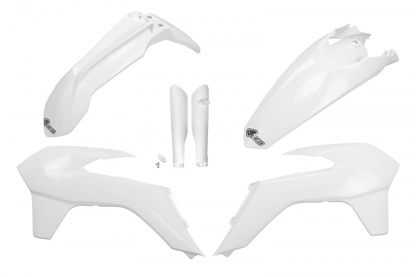 Full plastic kit Ktm - white - REPLICA PLASTICS - KTKIT516F-047 - UFO Plast