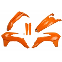 Full Plastic Kit orange for Ktm EXC 125/XC W125 - EXC 200 - EXC 250/XC W250 - EXC-F 250/XCF W250 - EXC 300/XC W300 - EXC-F 3....