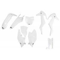 Full Plastic Kit white for Ktm SX 250/XC 250 - SX 125/XC 125 - SX 150 - SX-F 350/XCF 350 - SX-F 450/XCF 450 - SX-F 250/XCF 25...
