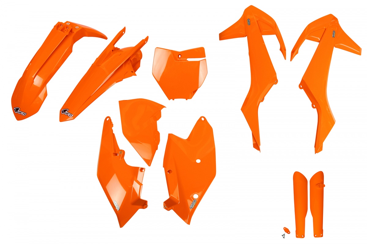 Full Plastic Kit neon orange for Ktm SX 250/XC 250 - SX 125/XC 125 - SX 150 - SX-F 350/XCF 350 - SX-F 450/XCF 450 - SX-F 250....