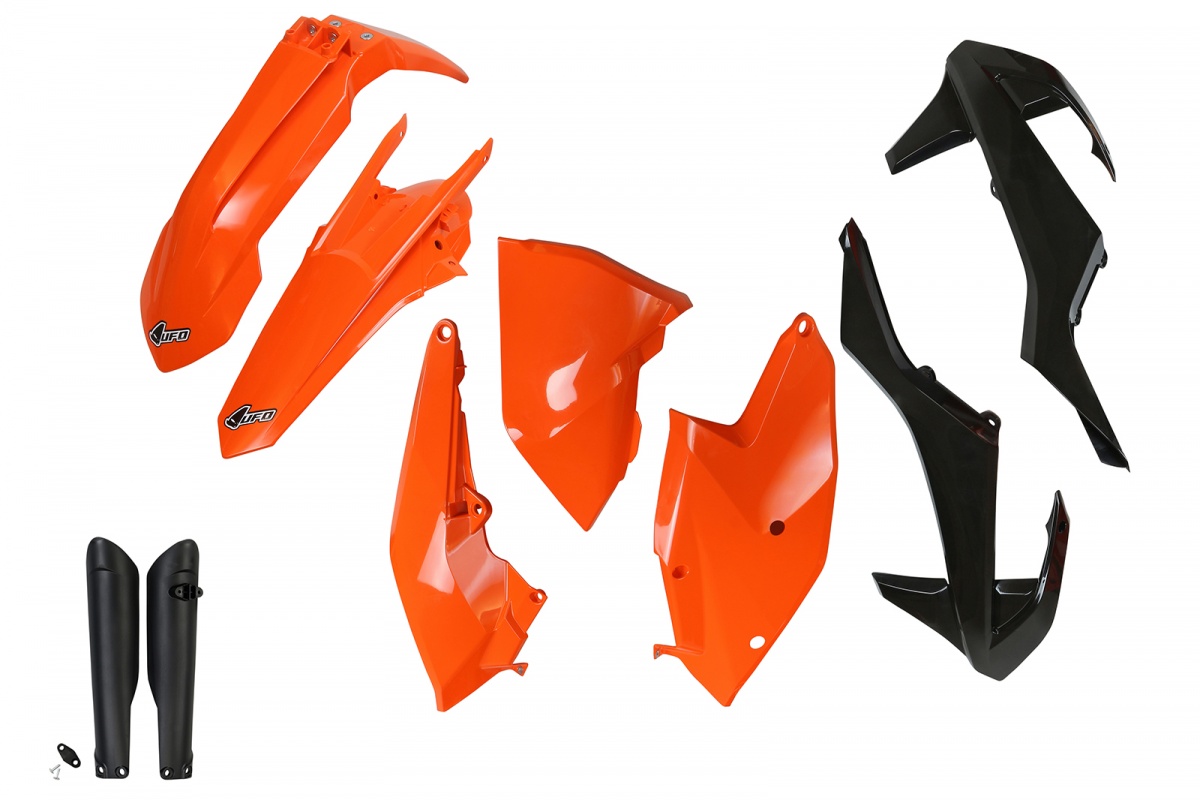 Full Plastic Kit OEM Color 17 & 19 for Ktm EXC 125/XC W125 - EXC 150/XC W150 / XC W150TPI - EXC 250/XC W250 - EXC-F 250/XCF ....