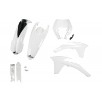 Full Plastic Kit white for Ktm EXC 125/XC W125 - EXC 200 - EXC 250/XC W250 - EXC-F 250/XCF W250 - EXC 300/XC W300 - EXC-F 35....