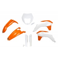 Full Plastic Kit OEM Color 15 for Ktm EXC 125/XC W125 - EXC 200 - EXC 250/XC W250 - EXC-F 250/XCF W250 - EXC 300/XC W300 - E....