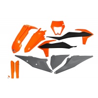 Full Plastic Kit OEM Color 21 for Ktm EXC 125/XC W125 - EXC 150/XC W150 / XC W150TPI - EXC 250/XC W250 - EXC-F 250/XCF W250 ....