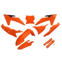 Full Plastic Kit orange compatible Ktm SX 250/XC 250 - SX 125/XC 125 - SX-F 350/XCF 350 - SX-F 450/XCF 450 - SX 300/XC 300 -....