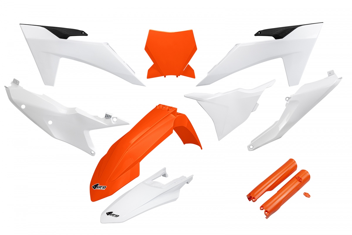 Polisport Complete Replica Plastic Kit For KTM 450 EXC 4-Stroke 2004 - Factory Match, Orange
