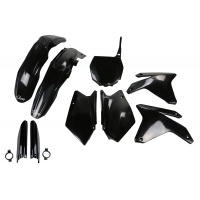 Full Plastic Kit black for Suzuki RMZ 450 (2005-06) - REPLICA PLASTICS - SUKIT404F-001 - Ufo Plast