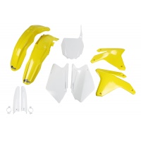 Full Plastic Kit OEM Color for Suzuki RMZ 450 (2005-06) - REPLICA PLASTICS - SUKIT404F-999 - Ufo Plast