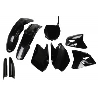 Full Plastic Kit black for Suzuki RM 125 (2006-25) - RM 250 (2006-25) - REPLICA PLASTICS - SUKIT406F-001 - Ufo Plast