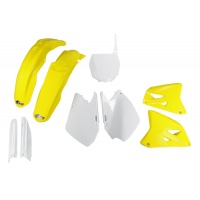 Full Plastic Kit OEM Color for Suzuki RM 125 (2006-25) - RM 250 (2006-25) - REPLICA PLASTICS - SUKIT406F-999 - Ufo Plast