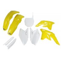 Full Plastic Kit OEM Color 07-08 for Suzuki RMZ 250 (2007-09) - REPLICA PLASTICS - SUKIT407F-999 - Ufo Plast