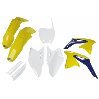 Full Plastic Kit OEM Color 08 for Suzuki RMZ 450 (2008-18) - REPLICA PLASTICS - SUKIT409F-999 - Ufo Plast