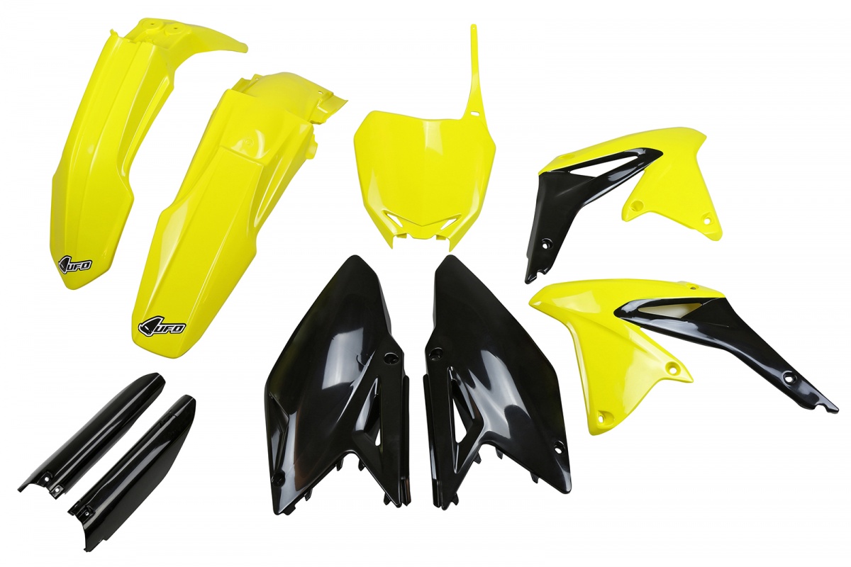 Full Plastic Kit OEM Color 17 for Suzuki RMZ 450 (2008-17) - REPLICA PLASTICS - SUKIT417F-999K - Ufo Plast