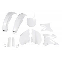 Full Plastic Kit white for Yamaha YZ 125 (2002-05) - YZ 250 (2002-05) - REPLICA PLASTICS - YAKIT301F-046 - Ufo Plast