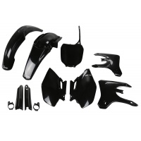 Full Plastic Kit black for Yamaha YZF 250 (2003-04) - YZF 450 (2003-05) - REPLICA PLASTICS - YAKIT304F-001 - Ufo Plast