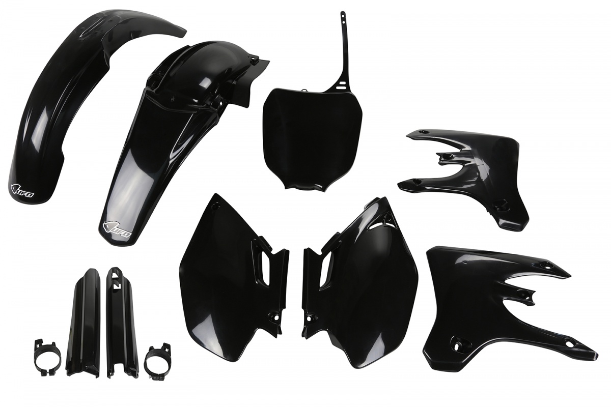 Full Plastic Kit black for Yamaha YZF 250 (2003-04) - YZF 450 (2003-05) - REPLICA PLASTICS - YAKIT304F-001 - Ufo Plast