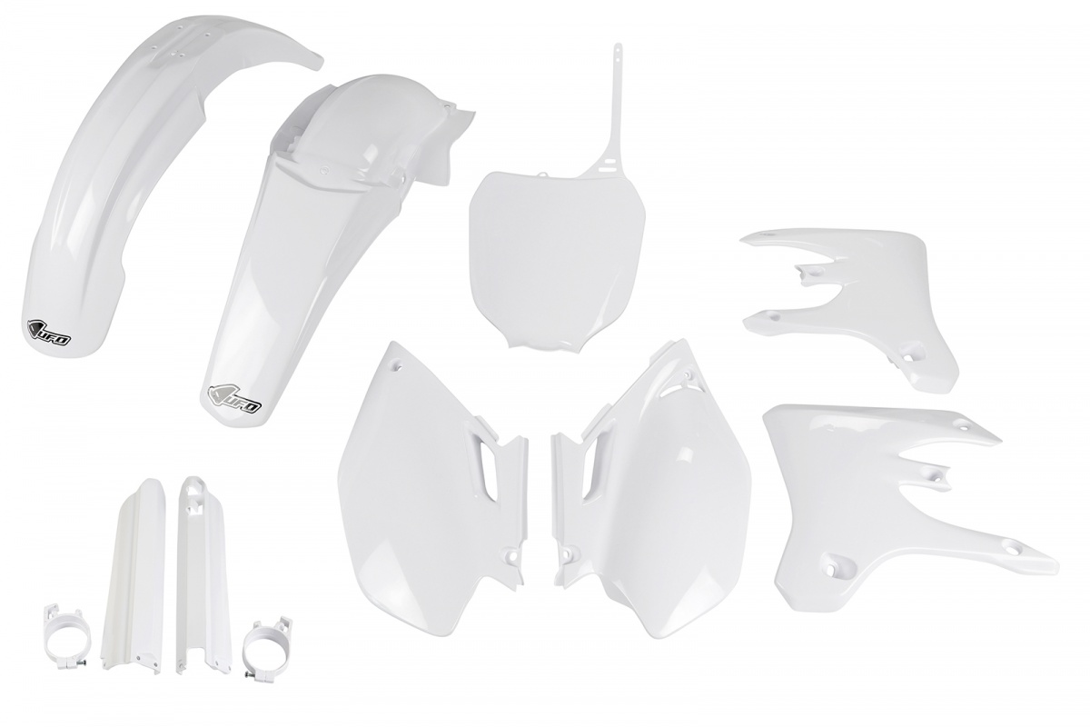 Full Plastic Kit white for Yamaha YZF 250 (2003-04) - YZF 450 (2003-05) - REPLICA PLASTICS - YAKIT304F-046 - Ufo Plast