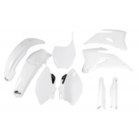 Full Plastic Kit white for Yamaha YZF 250 (2008-09) - YZF 450 (2008-09) - REPLICA PLASTICS - YAKIT305F-046 - Ufo Plast