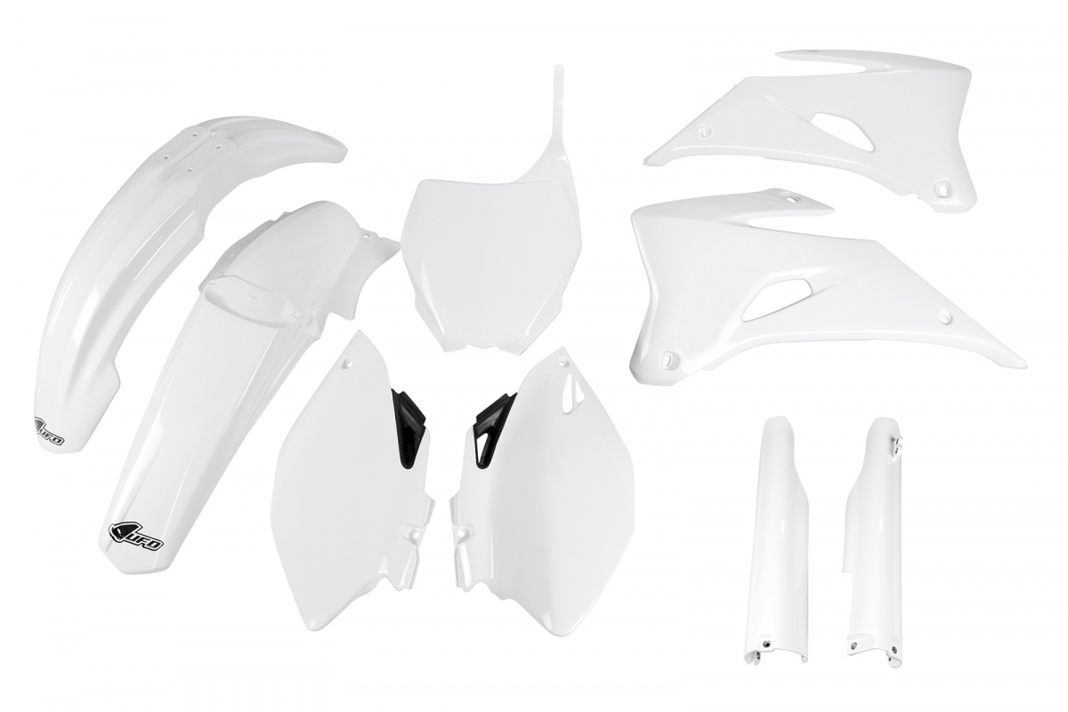 Full Plastic Kit white for Yamaha YZF 250 (2008-09) - YZF 450 (2008-09) - REPLICA PLASTICS - YAKIT305F-046 - Ufo Plast