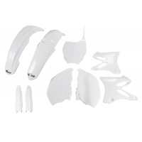 Full Plastic Kit white for Yamaha YZ 125 (2008-14) - YZ 250 (2008-14) - REPLICA PLASTICS - YAKIT307F-046 - Ufo Plast