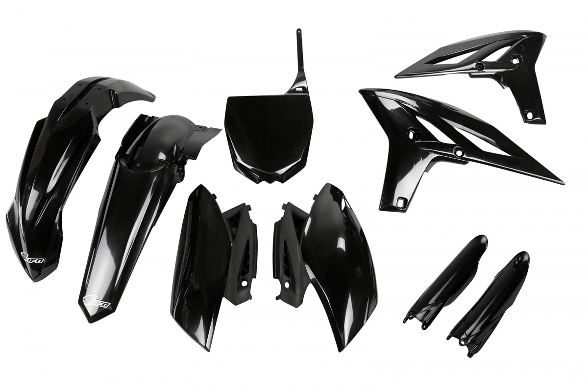 Full Plastic Kit black for Yamaha YZF 250 (2010) - REPLICA PLASTICS - YAKIT308F-001 - Ufo Plast