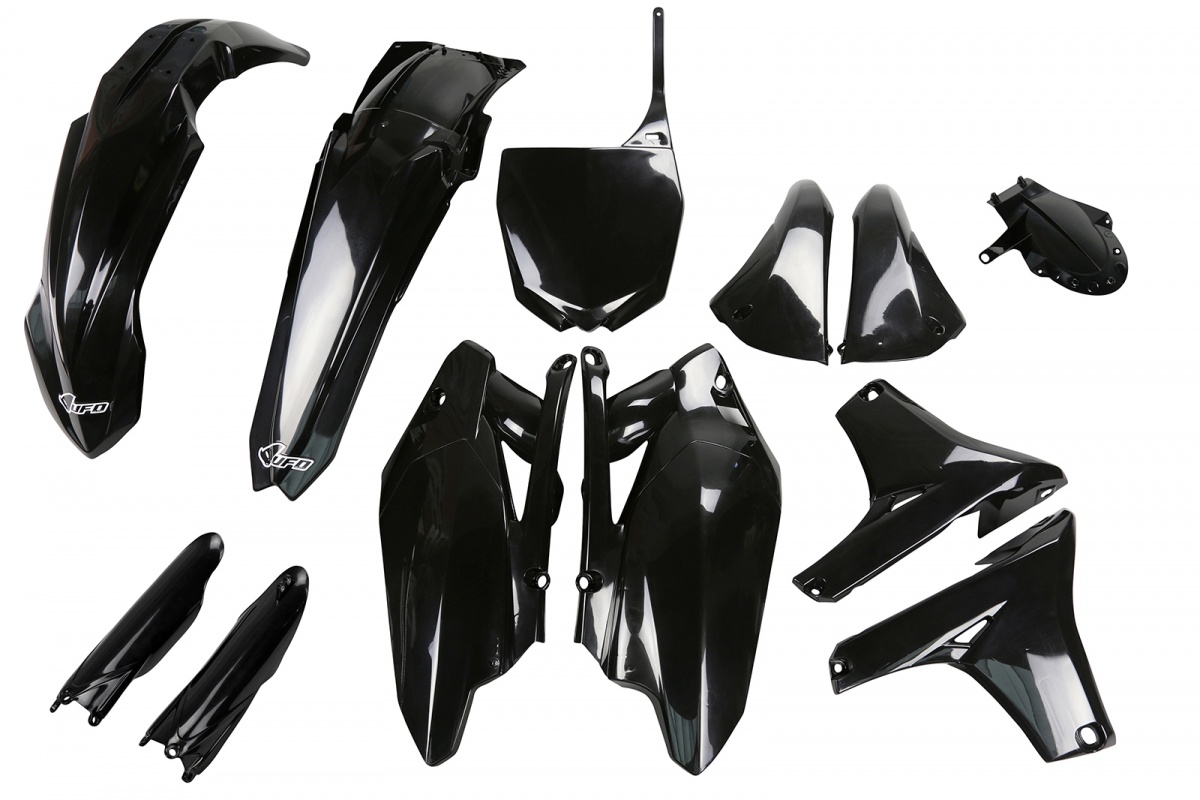 Full Plastic Kit black for Yamaha YZF 450 (2010) - REPLICA PLASTICS - YAKIT309F-001 - Ufo Plast