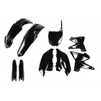 Full Plastic Kit black for Yamaha YZ 125 (2008-14) - YZ 250 (2008-14) - REPLICA PLASTICS - YAKIT312F-001 - Ufo Plast