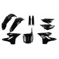 Full Plastic Kit black for Yamaha YZ 125 (2015-21) - YZ 250 (2015-21) - REPLICA PLASTICS - YAKIT319F-001 - Ufo Plast