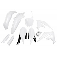 Full Plastic Kit white for Yamaha YZF 250 (2019-23) - YZF 450 (2018-22) - REPLICA PLASTICS - YAKIT321F-046 - Ufo Plast