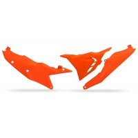 Side Panels neon orange for Ktm SX 250/XC 250 - SX 125/XC 125 - SX 150 - EXC 150/XC W150 / XC W150TPI - EXC 250/XC W250 - EX....