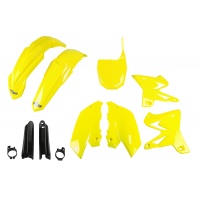 Full Plastic Kit yellow for Yamaha YZ 125 (2002-04) - YZ 250 (2002-04) - REPLICA PLASTICS - YAKIT328F-101 - Ufo Plast