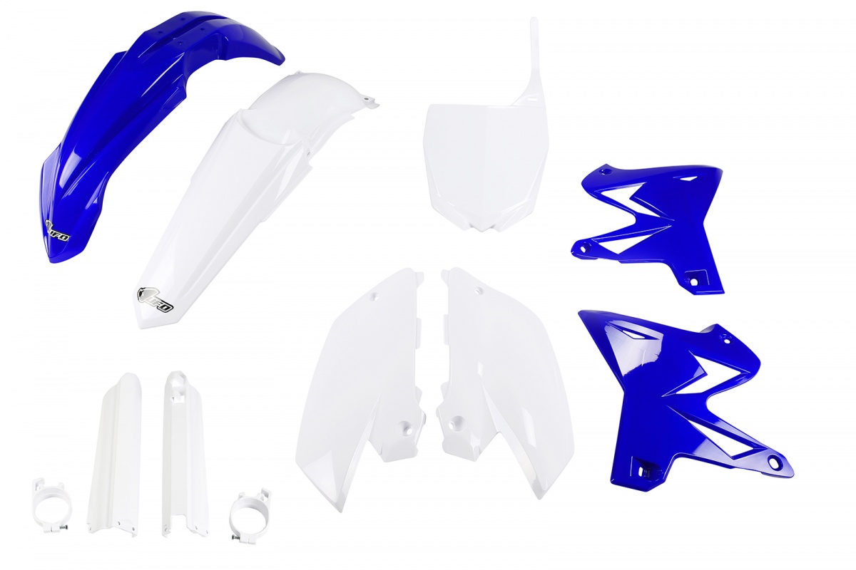 Full Plastic Kit OEM Color for Yamaha YZ 125 (2002-04) - YZ 250 (2002-04) - REPLICA PLASTICS - YAKIT328F-999W - Ufo Plast